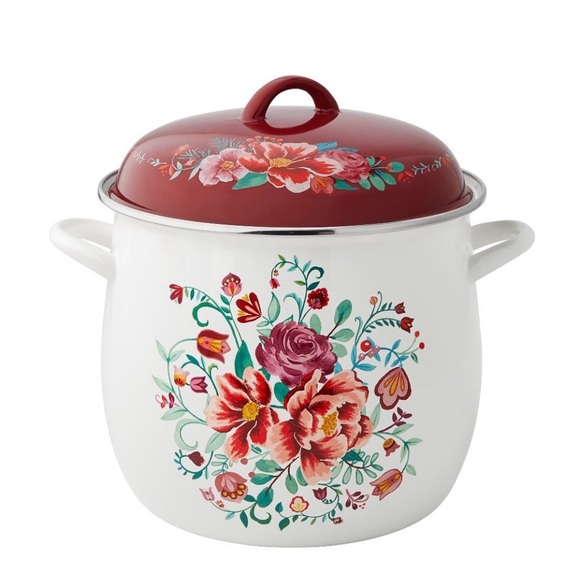 2023 🌺 New Pioneer Woman Christmas Merry Meadows Stock Pot - Picture 3 of 5